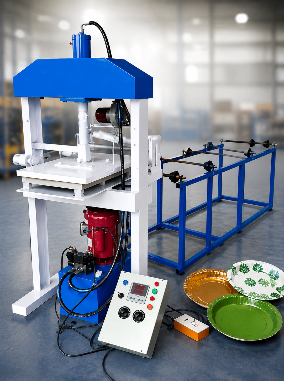 Automatic Hydraulic Single Die Paper Plate Making Machine